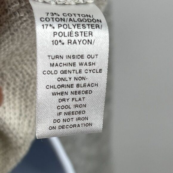 Ann Taylor Loft Gemstone Rhinestone Accent Long Sleeve Top Sweatshirt Petite - Picture 6 of 6